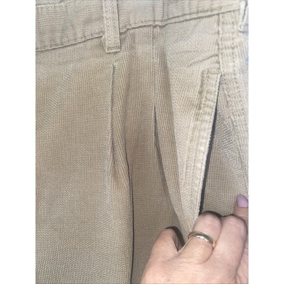 Vintage LL Bean Khaki Corduroy Pants Men’s Loose Chino Career Outdoor USA 36x34 - Picture 4 of 8